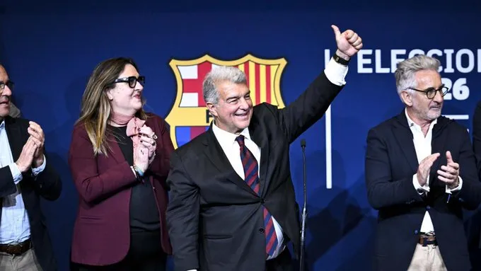 狗子28下载-拉波尔塔：目标是打造更强的巴萨，在任期中期完成球场建设